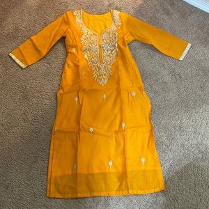 Yellow kurti for women